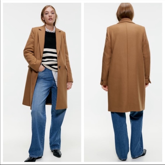 Zara wool camel coat - Picture 2 of 6